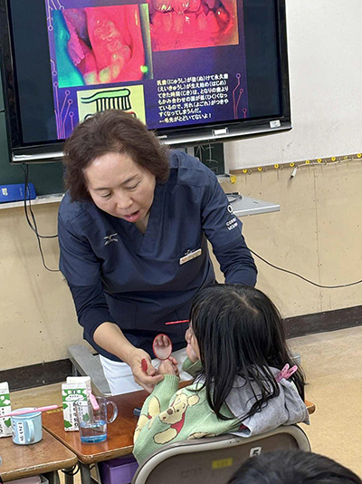 小学３年生への歯磨き指導、第二弾で昨日（2025年11月14日(金)）行って来ました。